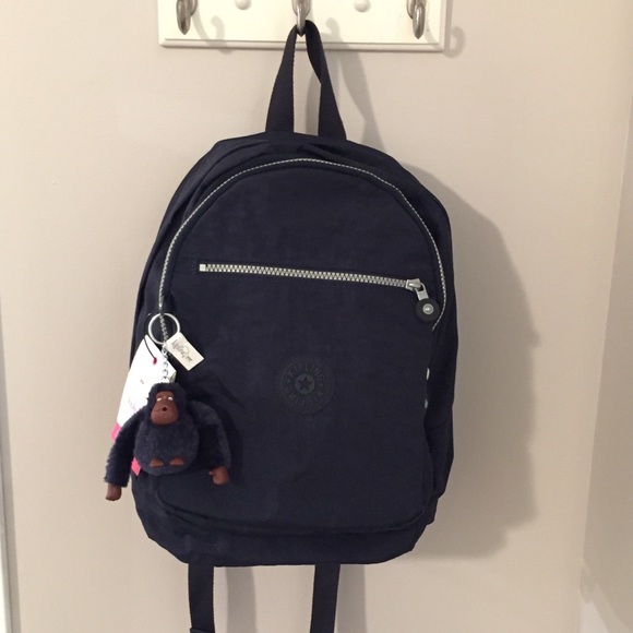 Kipling Handbags - NWT Blue Kipling Challenger Backpack